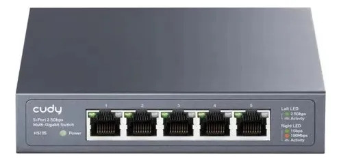 Switch No Administrable 5 Puertos 2.5 Gigabit