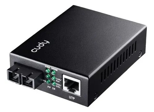 Convertidor De Medios Gigabit PoE+ Cudy