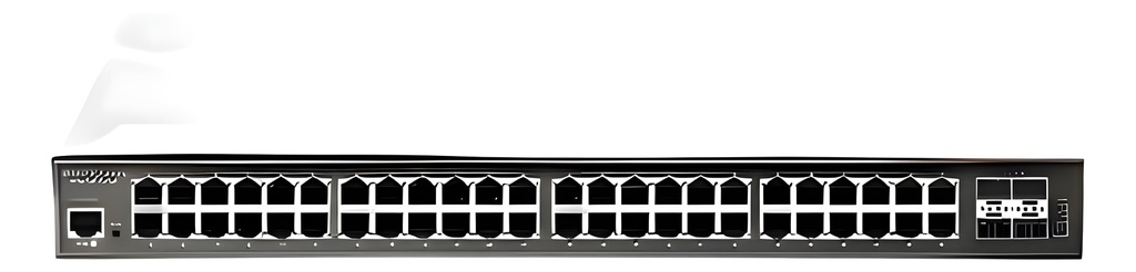 Switch No Administrable 48 Puertos Gigabit PoE+ 750W