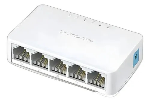 Switch No Administrable 5 Puertos Fast Ethernet