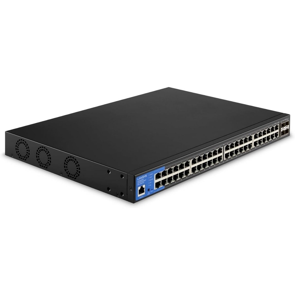 Switch No Administrable 48 Puertos Gigabit 4 Uplinks Sfp+ 10Gbps PoE+ 740W