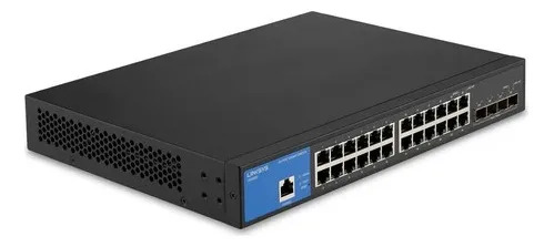 Switch L2 Administrable 24 Puertos Gigabit PoE+ Linksys