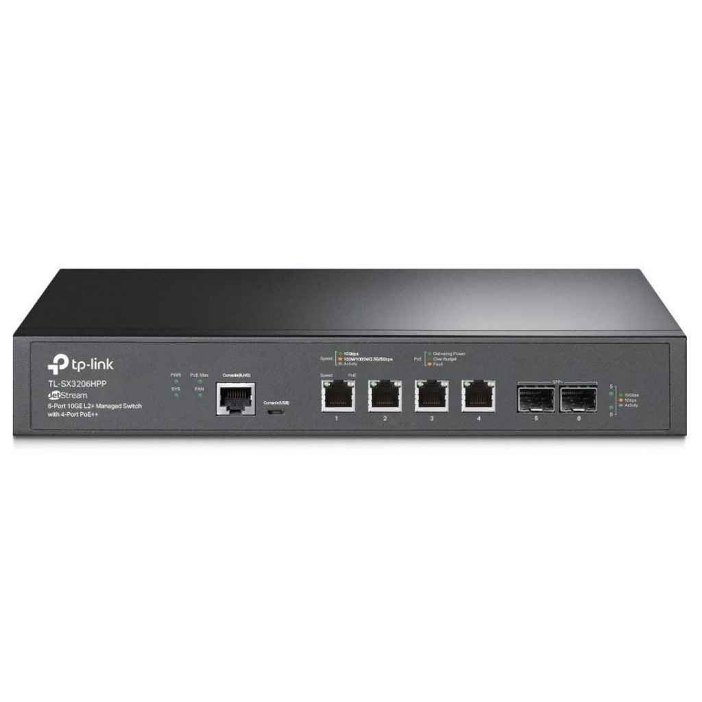 Switch Tp-link Sx3206hpp 4pt 10g Adm 4poe++ 2sfp+