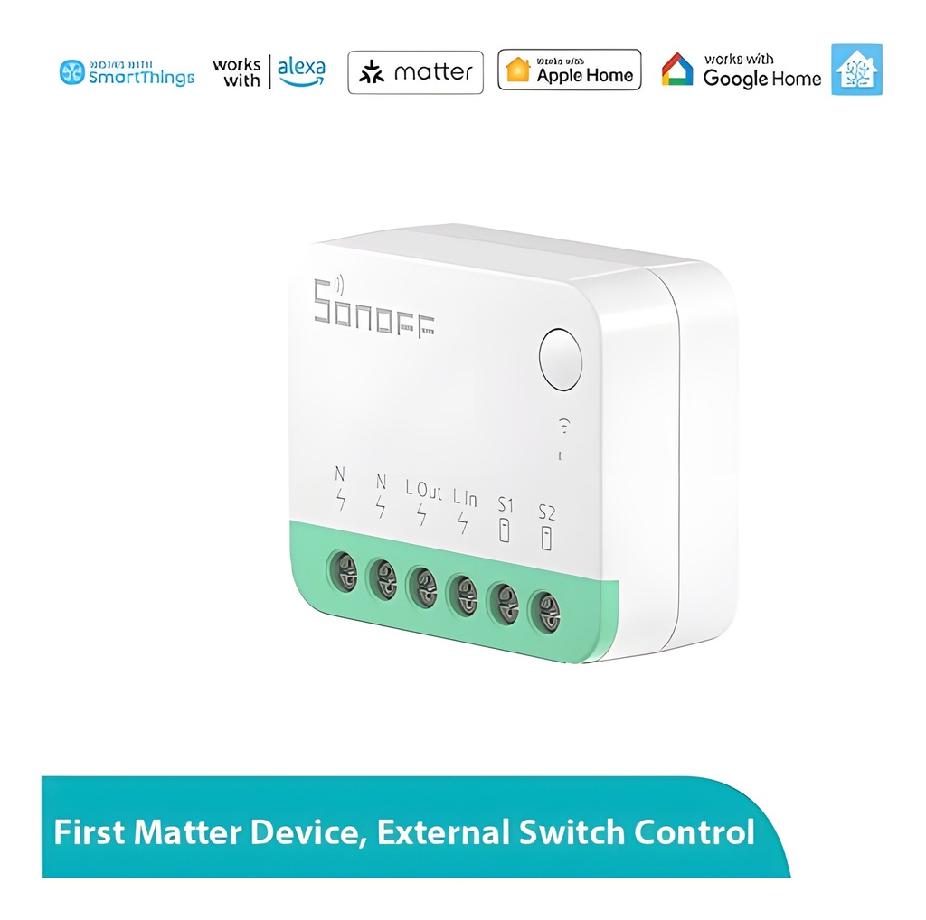 Interruptor WiFi 1 Canal 2400W 10A Blanco