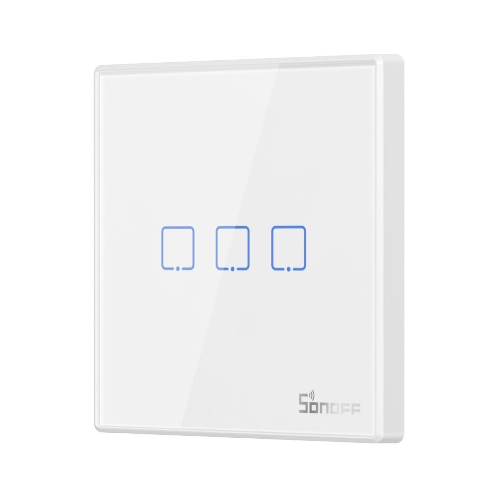 Interruptor RF Adhesivo 3 Canales Blanco
