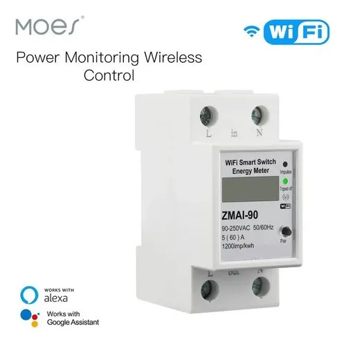 Medidor De Energía Inteligente WiFi Moes