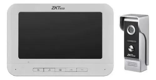 Kit Videoportero Con Pantalla 7" Zkteco
