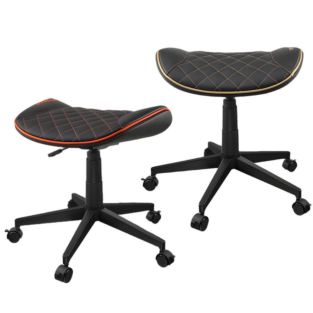 Silla Gamer Negro Dorada Cuero Reposabrazos 3D Reclinable