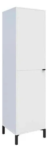 Armario Multiuso Blanco 40x50cm H194cm Mdp