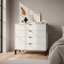Cómoda Cajonera 5 Compartimentos Blanco