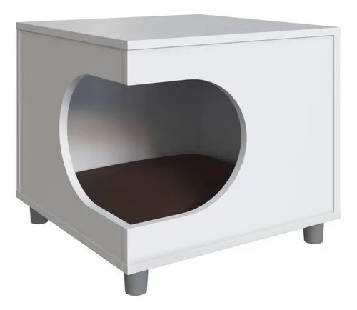 Mesa Auxiliar Unsi Furniture Blanco Mdp