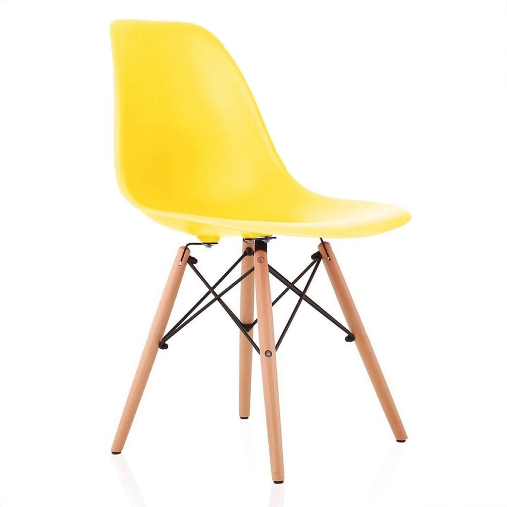 Silla De Oficina Polipropileno Amarillo