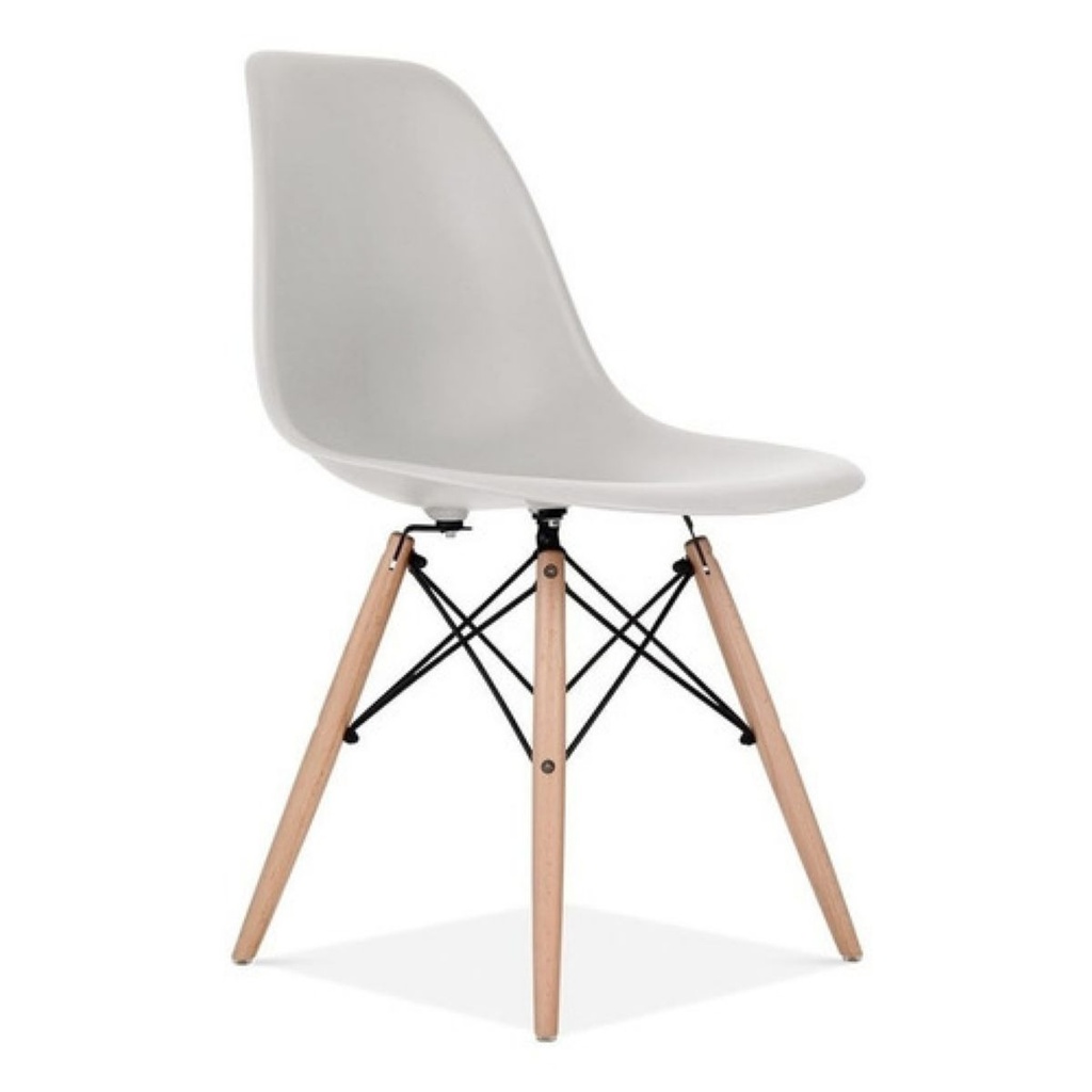 Silla De Oficina Polipropileno Gris