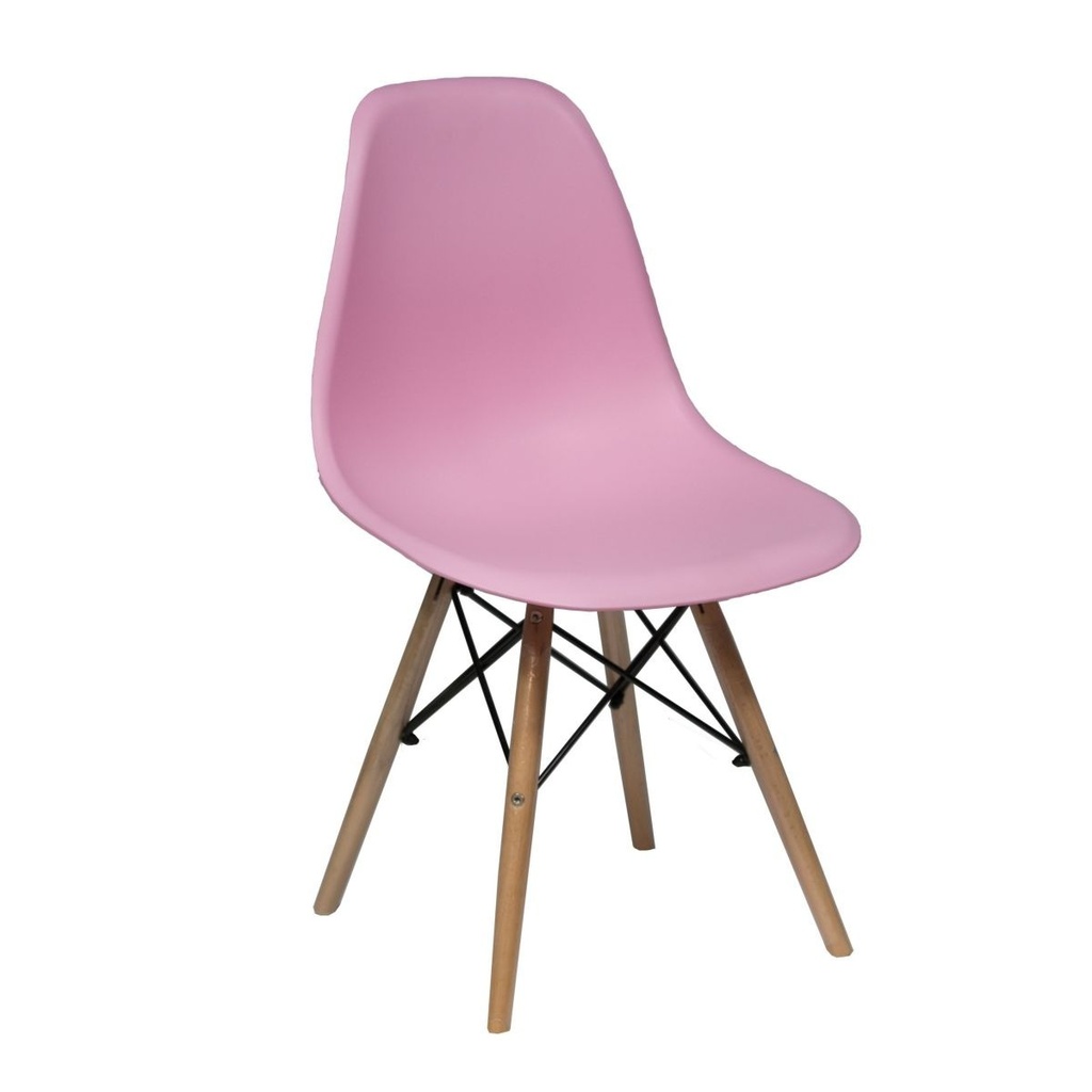 Silla De Oficina Polipropileno Rosado