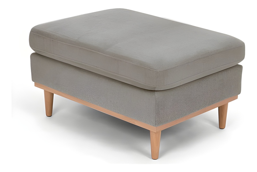 Isla De Pie De Cama Beige 63x83cm Tapizada Tejido Sintético