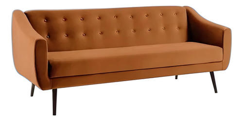 Sofá Cama Velvet Caramelo