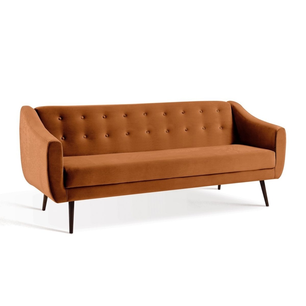 Sofá Cama Velvet Caramelo