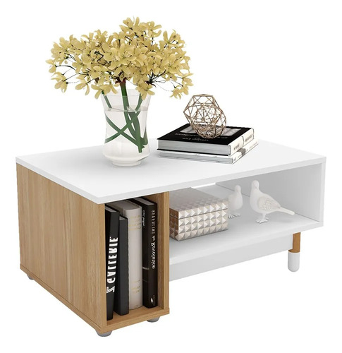 Mesa Central Nora Blanca Madera Unsi Furniture