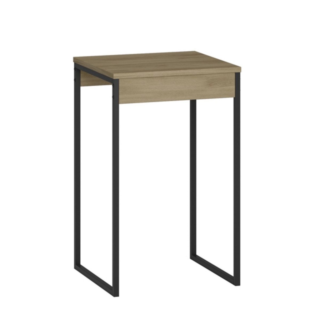 Mesa Lateral Maderado Con Negro 38x35.8cm