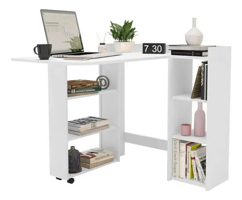 Escritorio Rebatible Blanco Mdp