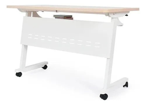 Escritorio Plegable Con Ruedas Blanco Unsi Furniture Vekkahome