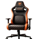 Silla Gamer Negro Cuero Sintético Reposabrazos 3D Reclinable 120kg