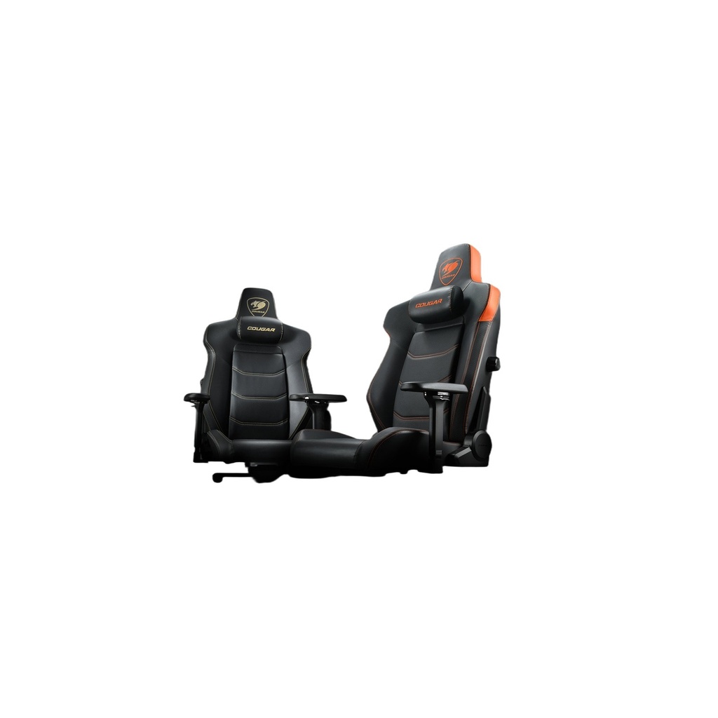 Silla Gamer Negro Cuero De PVC 4D Reclinable 160 Kg
