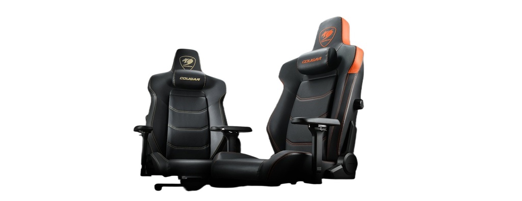 Silla Gamer Negro Cuero De PVC 4D Reclinable 160 Kg