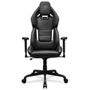 Silla Gamer Negro Cuero Pu Reposabrazos 3D Reclinable