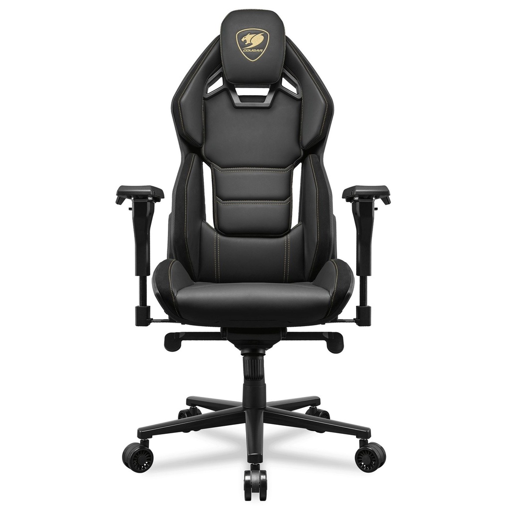 Silla Gamer Negro Cuero Sintético 136Kg