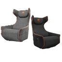 Silla Gamer Color Negro Material Tela Reposabrazos 3D Reclinable Peso Maximo 150Kg