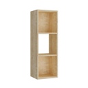 Estante De Nichos 25x30cm H90cm Madera Clara Mdp