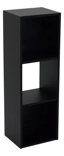 Estantería De Nichos Negro Unsi Furniture
