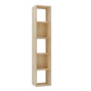 Estante De Nichos 5 Nichos Maderado 25x30cm H150cm Mdp