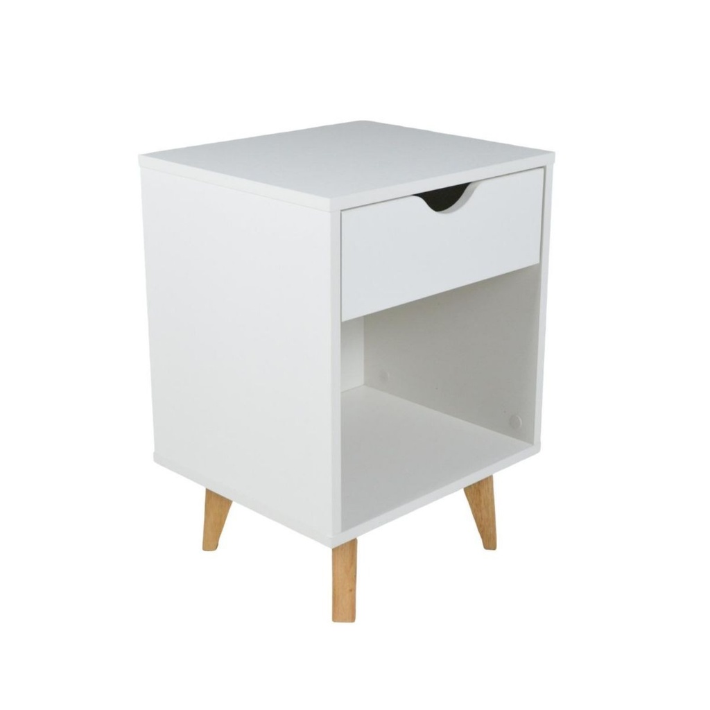 Mesa De Luz Blanco 40x55.5x35cm