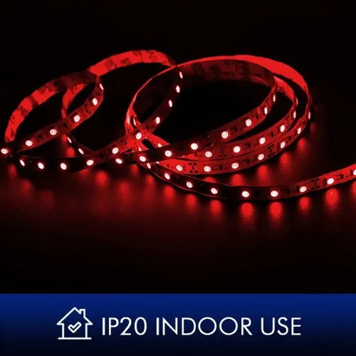 Cinta LED 5m Smd3528 12V Ip20 Roja