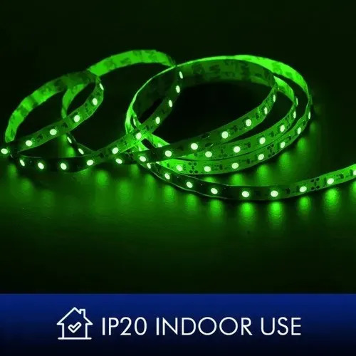 Cinta LED 5m 300 Leds Smd3528 Ip20 Verde Marcas Varias
