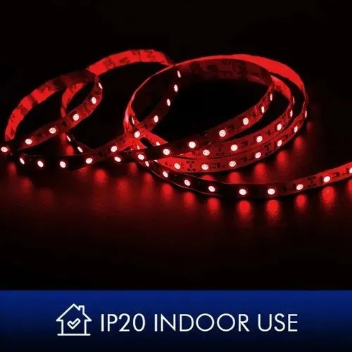 Cinta LED 5m Rojo Ip20 Marcas Varias