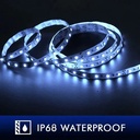 Cinta LED 5m Smd3528 12v Ip68 Blanco Frio Marcas Varias