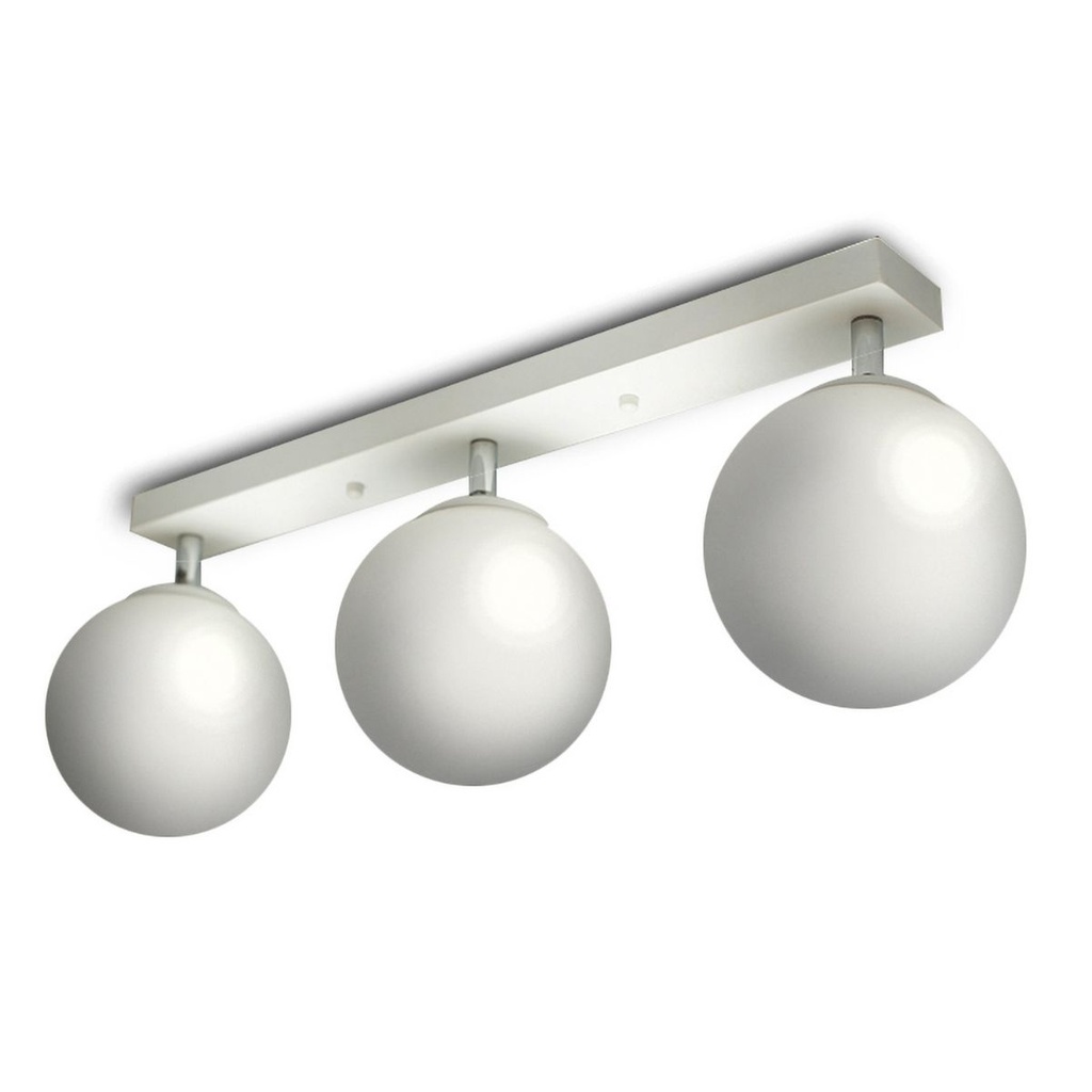 Luminaria Esferas Blancas