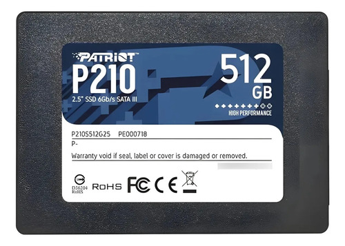 SSD SATA Iii 2.5" 512GB