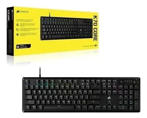 Teclado Gaming Mecánico Corsair K70 Core Rgb Negro