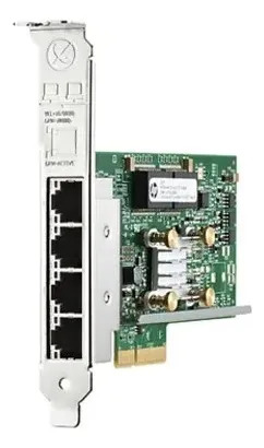 Tarjeta De Red 4 Puertos 1Gbps Hp