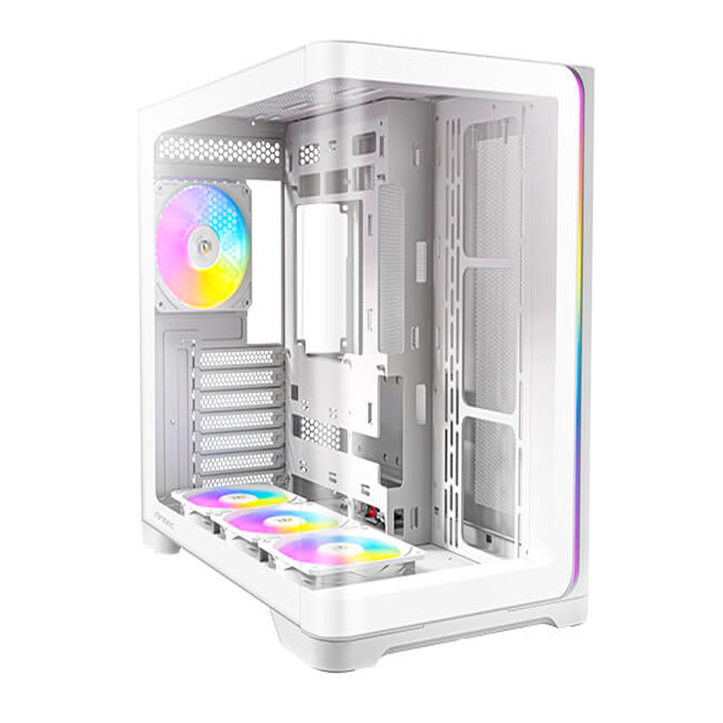 Gabinete Mid-Tower Atx C5 Curve Argb Blanco
