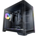 Gabinete Torre Media Blanco Con Vidrio Templado Y 3 Ventiladores Argb
