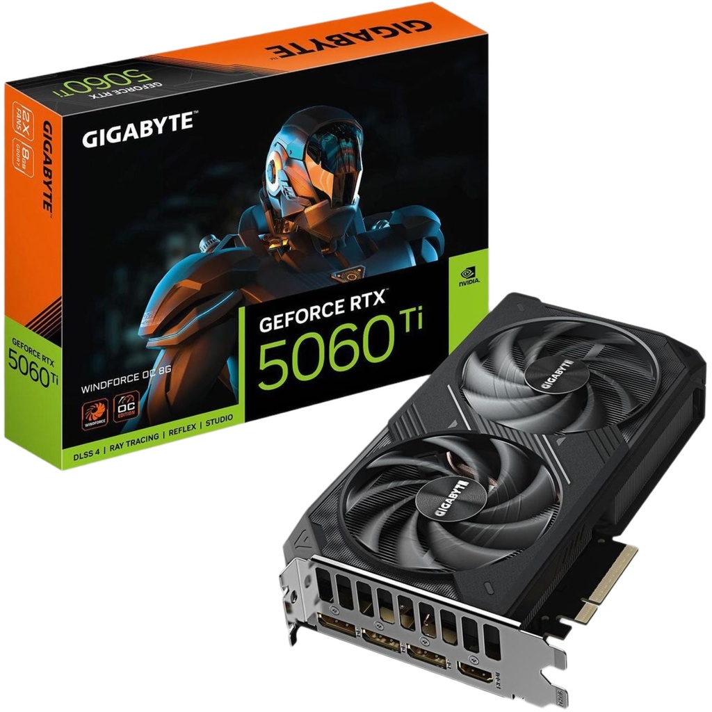 Tarjeta De Video Nvidia Rtx 5060 Ti Aero Oc 8GB Gddr7