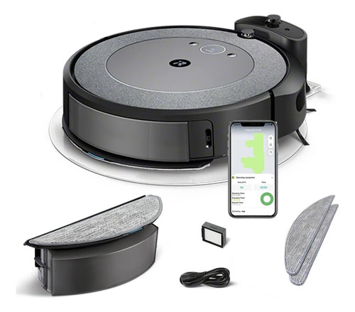 Robot Aspirador Y Friegasuelos Roomba Combo I5 Con Base De Auto-Vaciado Irobot