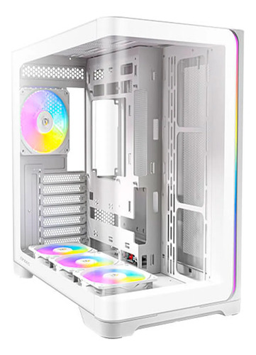 Gabinete Torre Media Argb Blanco Antec