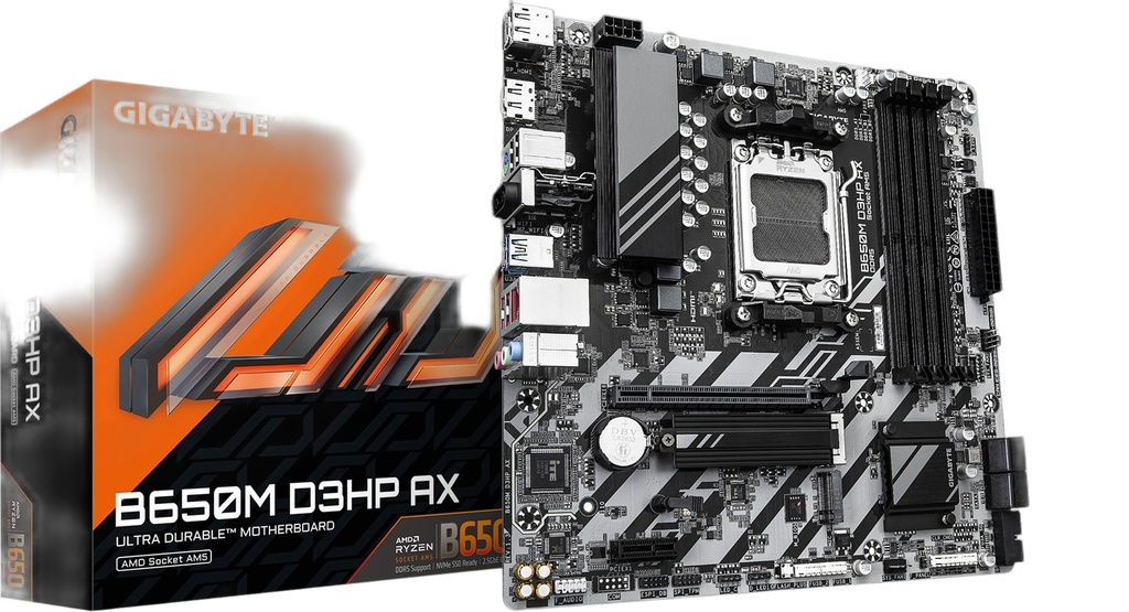 Motherboard Amd B650 Am5 Ddr5 Pcie 4.0 Compatible Ryzen 7000/8000/9000 Series Micro Atx