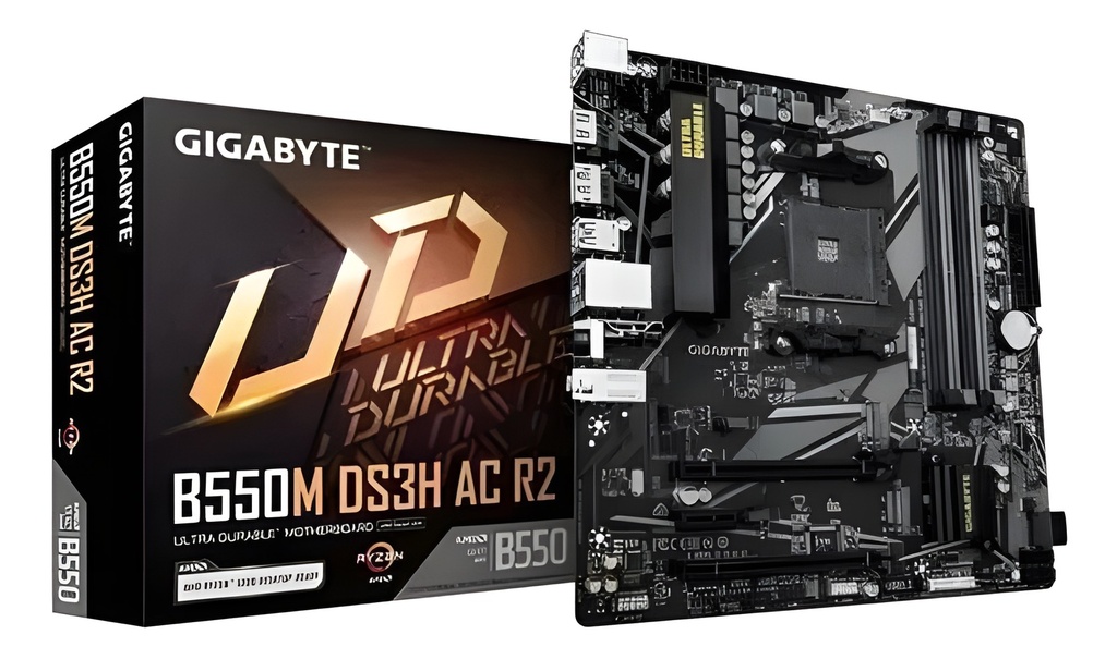 Motherboard Amd B550m Ds3h Ac R2 Am4 Ddr4 Micro Atx